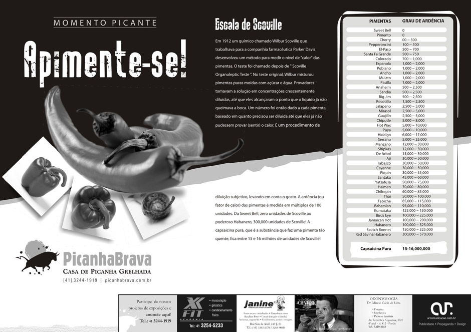 Jogo americano – Picanha Brava