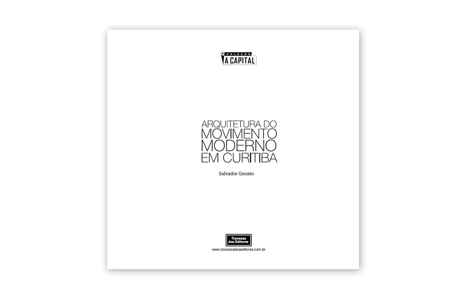 Livro Arquitetura do Movimento Moderno em Curitiba