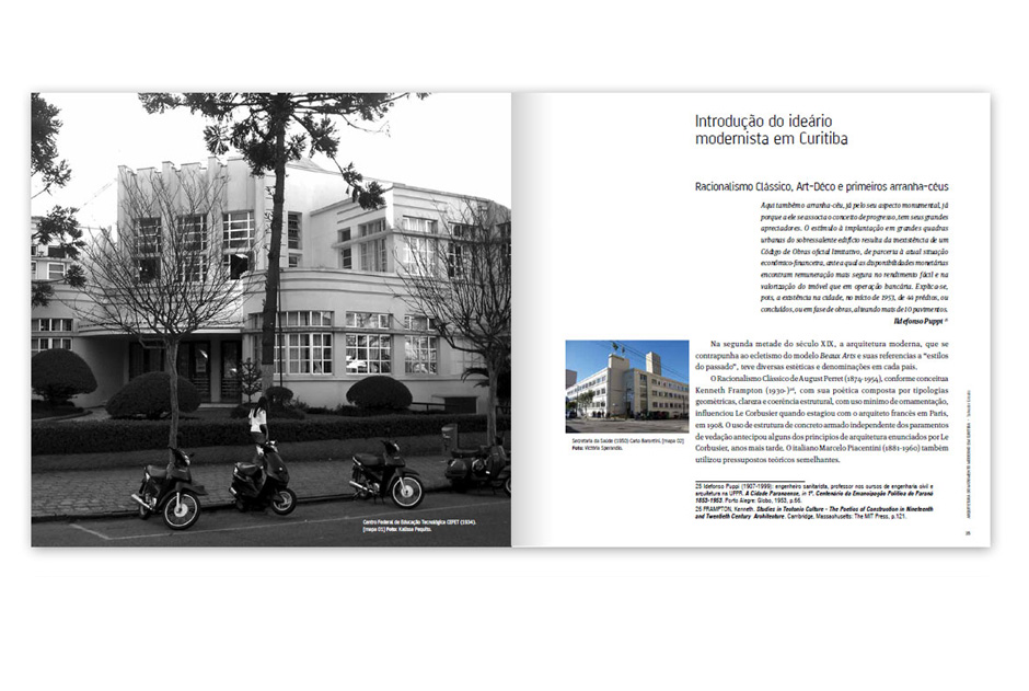 Livro Arquitetura do Movimento Moderno em Curitiba