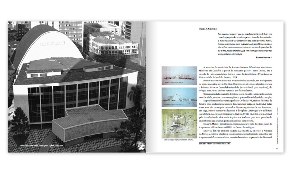 Livro Arquitetura do Movimento Moderno em Curitiba